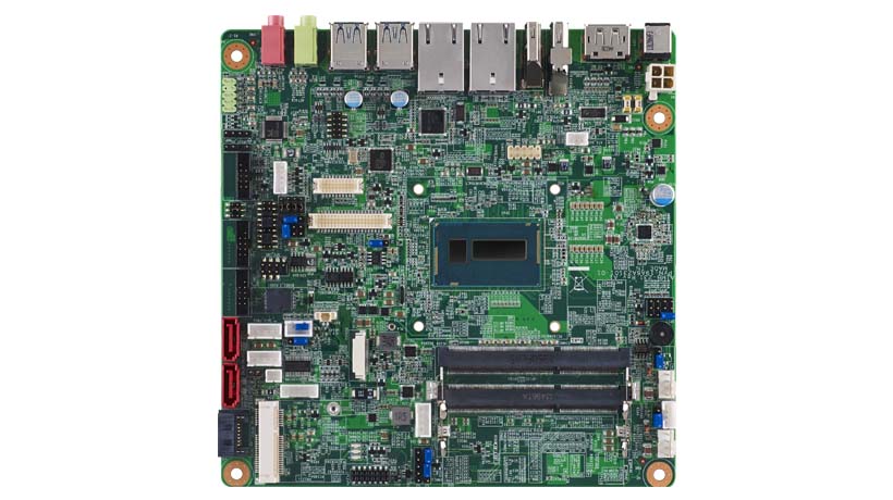 Intel<sup>®</sup> Core™ i3-5010U Mini-ITX with LVDS(eDP)/DP(HDMI)/DP++, 2 COM, and Dual LAN